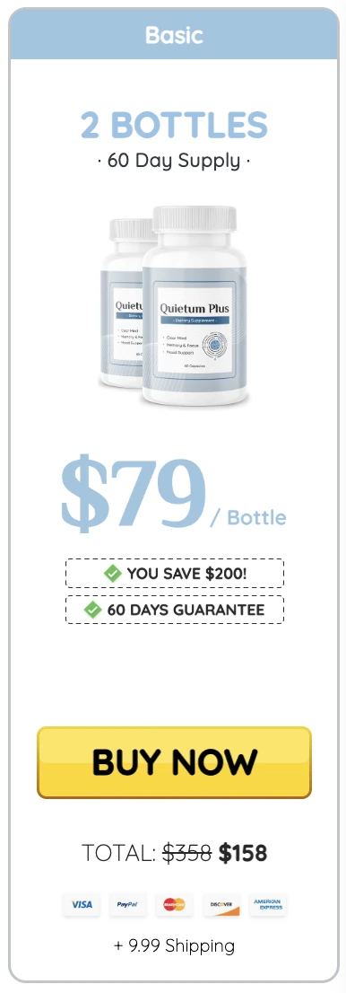 Quietum Plus order one bottle